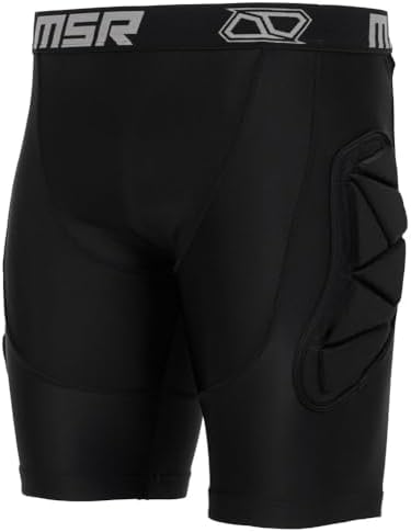 MSR™ Strike Padded Motorcycle Riding Shorts Large/X-Large Black
