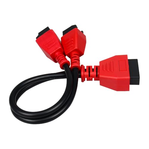 12+8 Adapter Cable for Chrysler FCA Compatible with MaxiSys MS906 MS908 MS906BT MS908S Pro Elite, OBD2 Diagnostic Connector for FCA Jeep Dodge RAM Fiat Vehicles 2018+ Plug and Play
