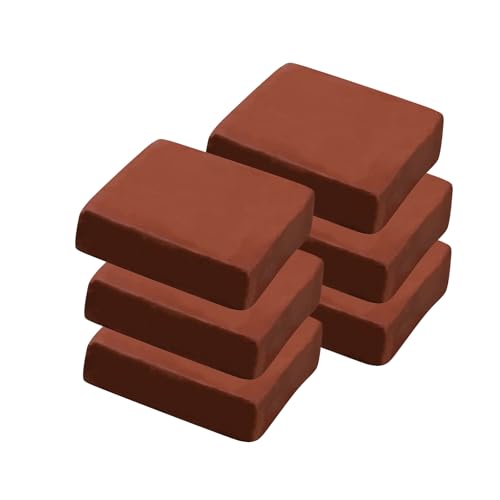 6 lb Terracotta Natural Air-Dry Clay for Pottery;Ideal for Wheel Throwing Hand Building Sculpting