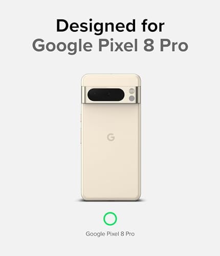 Ringke Onyx Compatible with Google Pixel 8 Pro Case Cover Rugged Flexible Durable Anti-Slip TPU Protection Shockproof Google Pixel 8 Pro Back Cover - Black