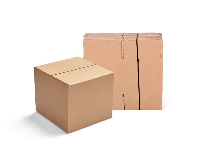 iDEALS UK PACKAGING LTD 10''x8''x6" Small Size Cardboard Packaging Shipping Boxes - 254x204x152mm Internal Measurements - 10 Pack (8'' x 6'' x 4'')