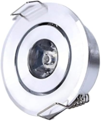 WQNB10�p�b�N �~�j���ߍ��݌^�V��_�E�����C�g�L�b�g 3000-6000K �A���~�V�F�[�h���A�N�����~���[ �h���C�o�[�t�� �~�j�X�|�b�g���C�g 1W�J����4.5cm 4cm 40/45mm ���ߍ��ݎ����C���L���r�l�b�g���C�g (�^�̔��F��,�V���o�[)