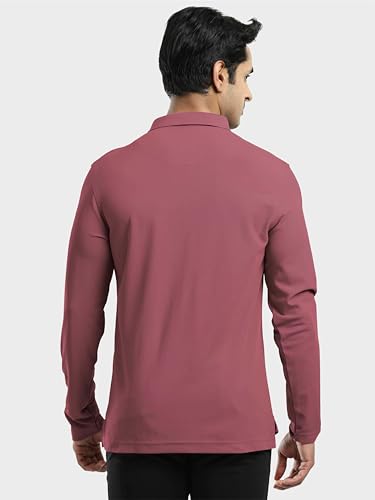 Image of STELLERS Men's Full Sleeve Polo T-Shirt | Feather Touch Feel | Odour Resistant | Wrinkle Free | Quick Dry | Stretchable | Lightweight | Anti-Static | UV Resistance | Anti-Microbial