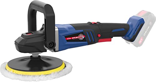 Güde Akku Poliermaschine PM 18-0 BL (Easy-Energy-Exchange, Brushless Series, Lithium Ionen, 18 V, stufenlos einstellbare Geschwindigkeit, ohne Akku und Ladegerät), Blau /Schwarz