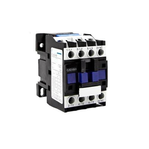 Contacteur de puissance CJX2-0901 1NC 110V AC bobine 9A rail DIN LC1-D