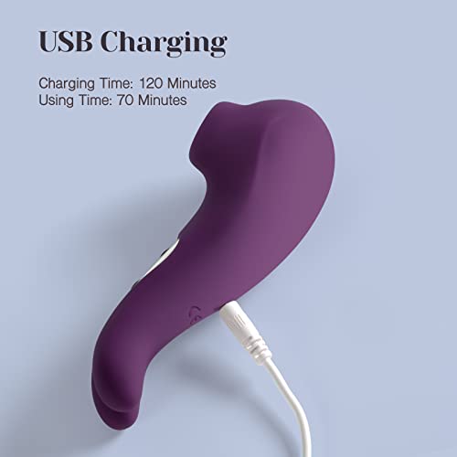 Tracy's Dog Clitoral Sucking Vibrator For Clit Nipple Stimulation With 10 Suction Modes, Adult Oral Sex Toys For Women Couples (P.cat) #TOP5