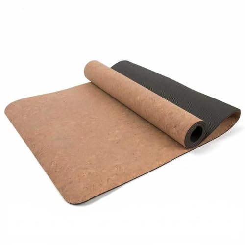 Cork Yoga Mat 6mm Extra Thick for Home Gym