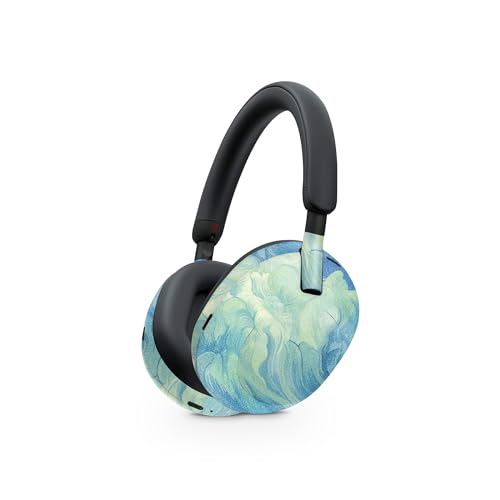Image of MightySkins Glossy Glitter Skin Compatible with Sony WH-1000XM5 Headphones - Visionary | Protective, Durable High-Gloss Glitter Finish | Easy to Apply, Remove, and Change Styles