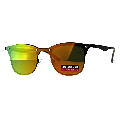 PASTL Unisex Fashion Sunglasses Rims Behind Lens Designer Style UV 400