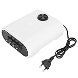 EFFIZIENT: Die Sauerstoffpumpe des Aquariums verfügt über eine elektronische Feineinstellung, die einen hohen Wirkungsgrad und eine hohe Genauigkeit bietet. Hoher Wirkungsgrad bei Verwendung der elektromagnetischen Vibrationsmethode bei geringem Stromverbrauch.