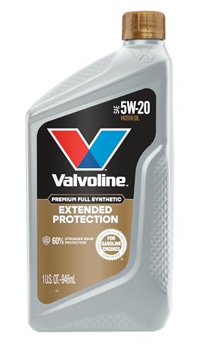 Image of Valvoline Extended Protection Full Synthetic Motor Oil SAE 5W-20 1 QT, Case of 6
