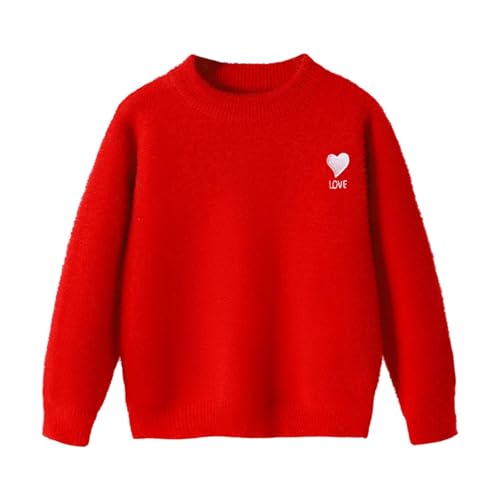 Pull col rond fille idéal pour l'école et les loisirs