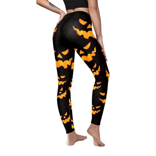 Color Cosplayer Halloween Cosplay Leggings Outfit Tights For Women Girls Clothes Pumpkin Horror Nights Witch Bat Sugar Skull Leggings Women'S Novelty Stretchy Leggings thumb #2