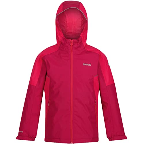 Image of Regatta Kids Hurdle IV Waterproof Insulated Jacket - Berry Pink - 11-12 Yrs