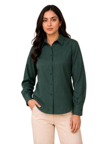 Image of Lerika Women Full Sleeve Stylish Western Official Formal Shirts Regular fit Shirts for Women