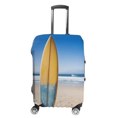 Beach Surfboard Luggage Cover Elastic Suitcase Protector Case Anti-Scratch Washable Baggage Covers Protector For Traveling, Aircraft Consignment L
