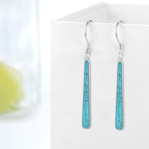 Turquoise Earrings 925 Sterling Silver Turquoise Jewelry Western Jewelry Gifts for Women2