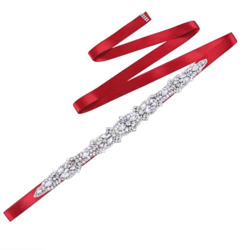 Bridal Belt Rhinestones Wedding Dress Women For Evening Party Dress Accessories