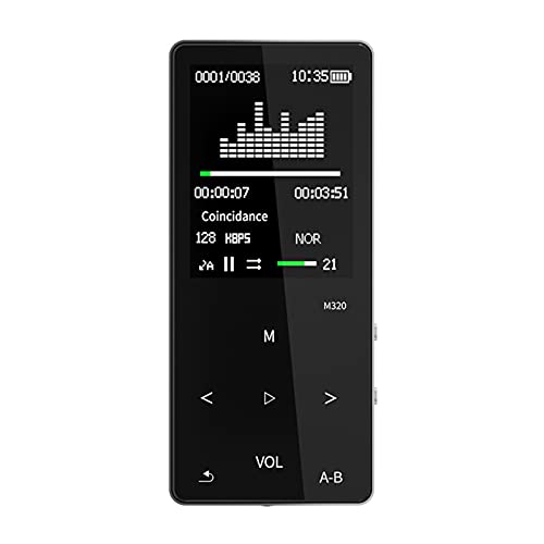 Houshome / M320 BT MP3 Player de música portátil e mini player de música Tela de 1,8 polegadas com a
