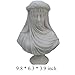 Veiled Maiden Bust Statue Gothic Home Decor Abstract White Resin Sculpture Goddess Statue Crafts Home Aesthetics Art Collections Decorations