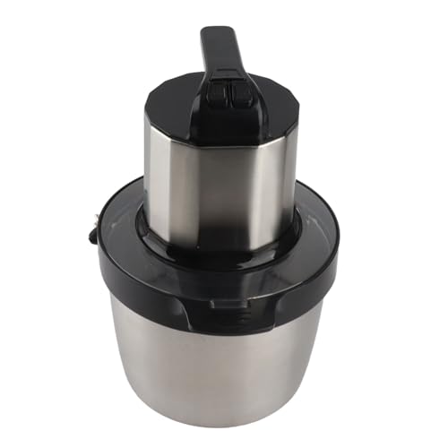 Robot Culinaire électrique en Acier Inoxydable Mélangeur C avec 3 Vitesses pour Hacher Efficacement la Viande et les Légumes 6l 1500W