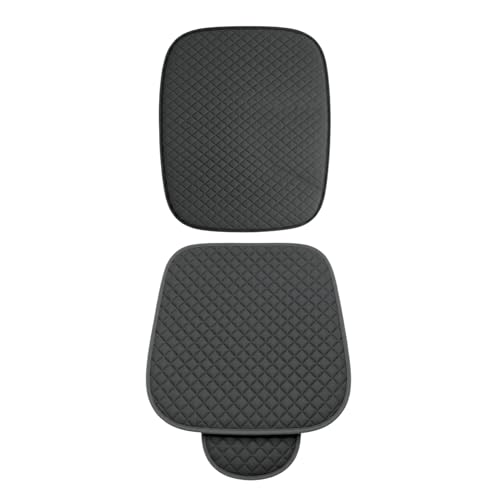 Image of AURAFRESH Car Seat Protector Cushions Cover, Airbag friendaly. (Gray, 2PC Driver SEAT)