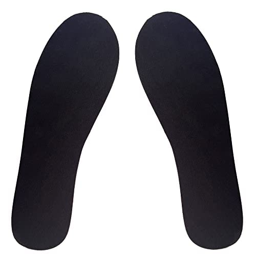 bilAncabilAnca rubber foam Shoe Insoles Insert Shoe Pad Arch Support Cushion Lightweight Orthotics Insoles Sneakers Sports Shoes, Casual Formal Shoes (Black)