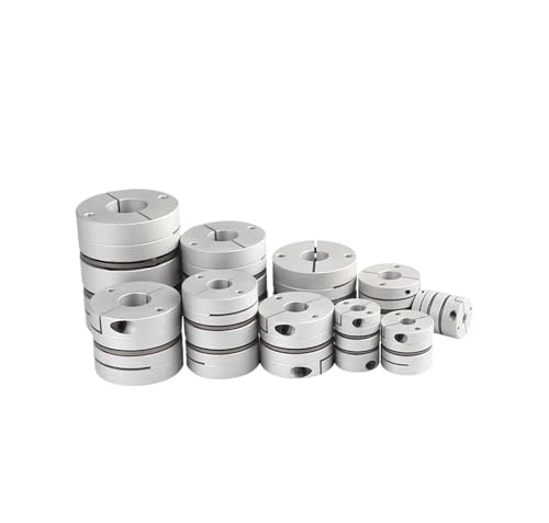 Double diaphragm elastic coupling high torque aluminum alloy coupling encoder motor connection keyable WQ-19x26 CNC parts(WQ-19x