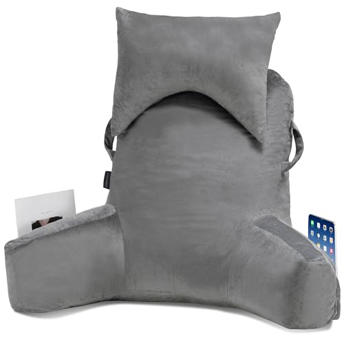 Unisakey YX01-185-GREY Reading Pillows For Sitting In Bed Adult cover