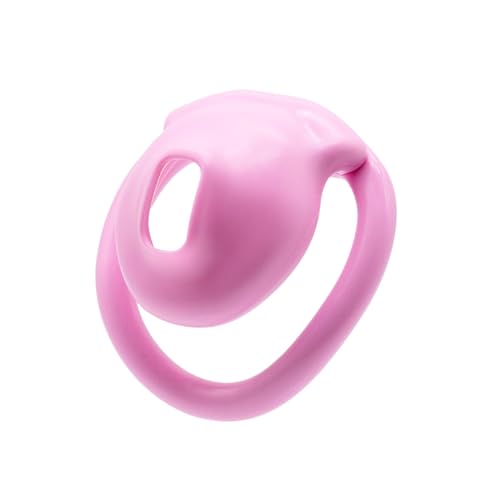 Luoyoupin男性用小さな蓋付き貞操錠 女性化粧品CB貞操装置 埋め込み式ロッカーコア 非表示錠金具 軽量貞操錠 (ピンク色)