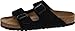 Birkenstock Arizona Soft Footbed Black Suede Regular Width - EU Size 38 / Women's US Size 7-7.5
