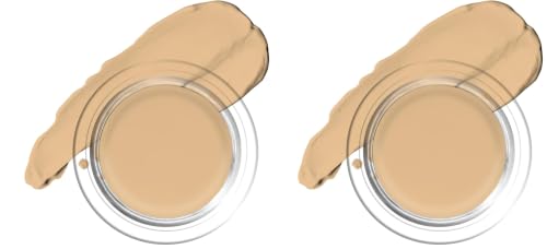 Image of Colors Queen Real Base 2 in 1 Cream Foundation & Concealer | Lightweight, Full Coverage concealer Foundation Matte Finish with SPF | Long Lasting for Face Makeup (FS-22) (Pack of 2)