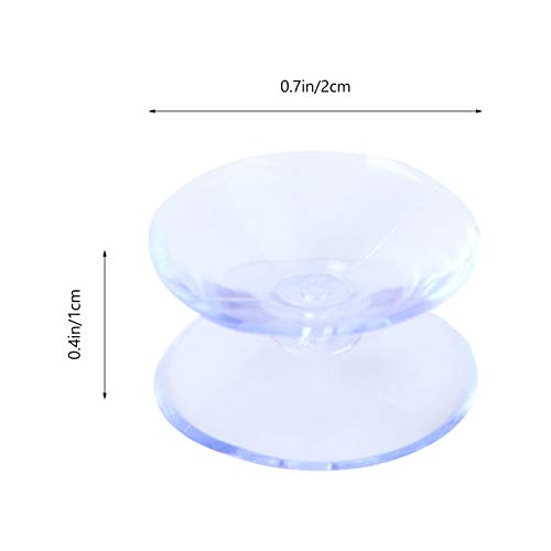 DOITOOL 12 peças de ventosas de dupla face para mesa de vidro, espaçadores de mesa de vidro transpar