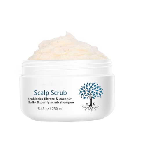 Kopfhaut Peeling, Haarpflege, Shampoo für juckende und trockene Kopfhaut, Anti-Schuppen Shampoo, Tiefenreinigung, Kopfhautpeeling, Scalp Exfoliator Scrub