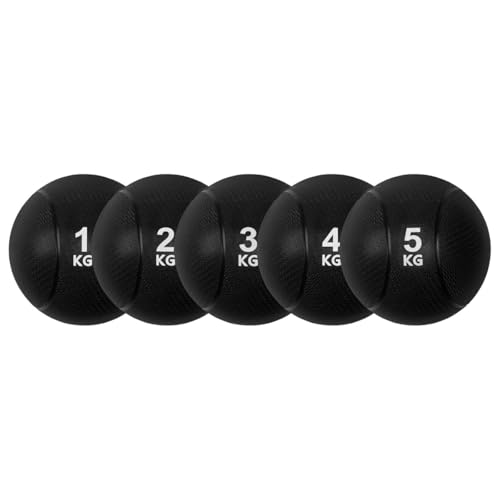 VirtuFit Medicball Pro Ballon médical en caoutchouc Noir 2 kg – Image 5