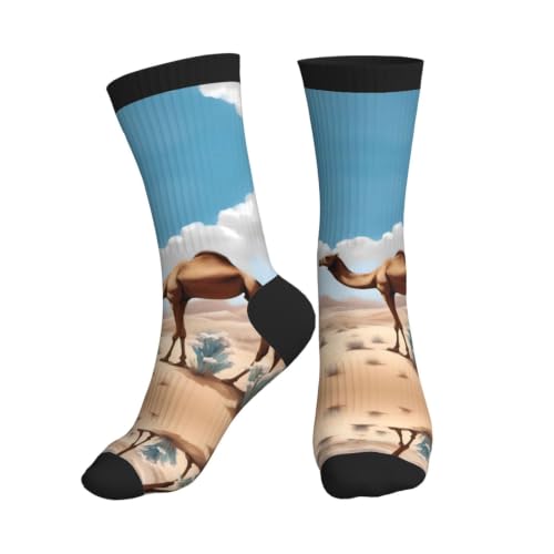Walking Camel 3 Blackmoisture-Wicking Breathable Sports Socks For Men Women