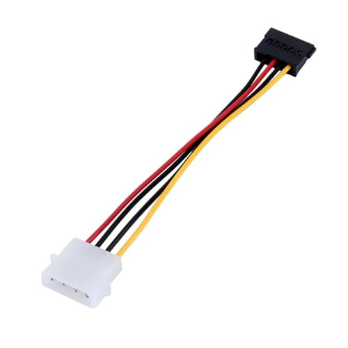 Cable adaptador 4 Pin IDE macho a 15 Pin SATA miniatura 6