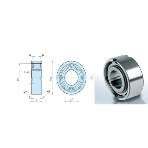 Kit roulement colonne direction de précision ASNU30 NFS30 30x72x27mm - 2