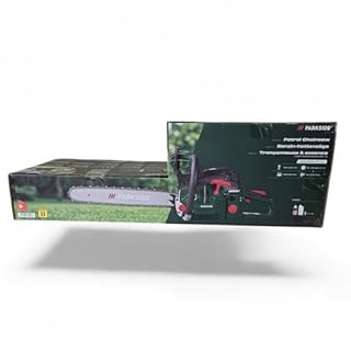 Parkside® motosega a benzina PBKS 53, motore a benzina a 2 tempi, 2,72 CV, max. 22,1 m/s, lunghezza di taglio: ca. 44 cm