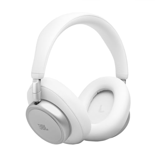 Image of JBL New Live 780NC, Advanced Noise Cancellation 2.0 Wireless Headphones, Technology (BT 6.0, Auracast, Hi-Res, LDAC, Spatial Sound, 6-mic, AI-Trained Algo) 80H Battery, 2Yrs* Warranty, White