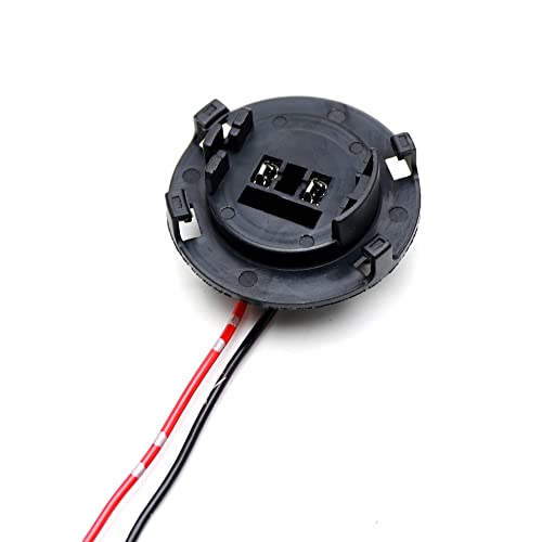 Ijdmtoy One Pair Oe-Spec H7 Headlight Bulb Socket Retainer Holder Adapters Compatible With Hyundai Tucson Mistra, Kia Sedona/Carnival Forte/Forte5, Vw New Lavida/New Gran Lavida/K3 #TOP3