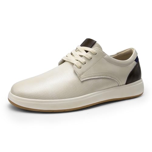 Bruno Marc Men's Casual Dress Sneaker Formal Shoes 8.5 Off-white