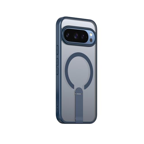 AGENIUS�EFor Pixel11 Pro �P�[�X �N���A �ϏՌ� �J�o�[ ���� Qi�[�d ���C�����X�[�d�Ή� �X�^���h�@�\ ������ �V���v�� For �s�N�Z��11 �v��(�u���[)