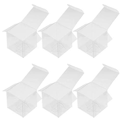 Healeved 50 Uds. Cajas De Almacenamiento Transparentes Cover