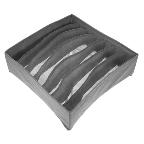 Garneck Underwear Organizer Box Compartment Multifunctional Storage Case for Socks Ties and Undergarments Non Woven Deep for Closet and Room Organization