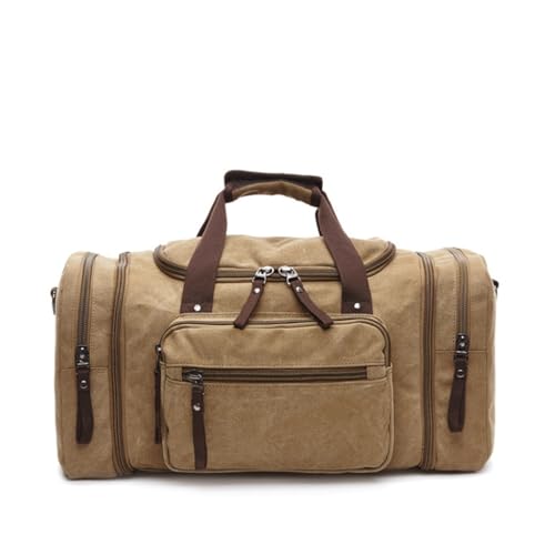 Large Capacity Carry-on Travel Bag Canvas Bag Crossbody Duffel Bag Male Short Business Trip Duffel Bag Fitness