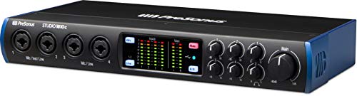 Image of PreSonus Studio 1810c 18x8, 192 kHz, USB-C Audio Interface, 4 Mic Pres - 6 Line Outs - ADAT, Black