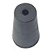 Black, Rubber, PK 50,Stopper 25 mm Neck Size, 25 mm Height,2040-00-1H