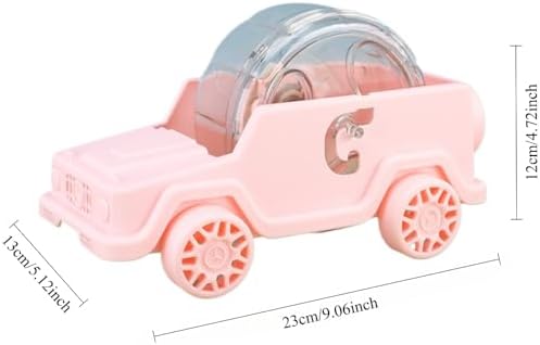 Hamster Running Wheel - Car Shape Exercise Wheel (Pink, S)