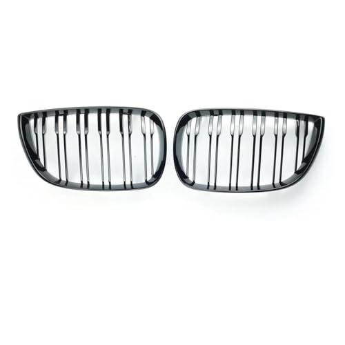 Parrilla delantera para E81 E87 2004-2007 en rejilla negra de riñón